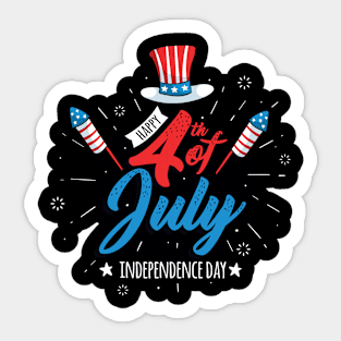 4th Of July Sticker